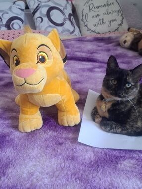 Build-A-Bear Yellow Simba Plush with Pink Nose